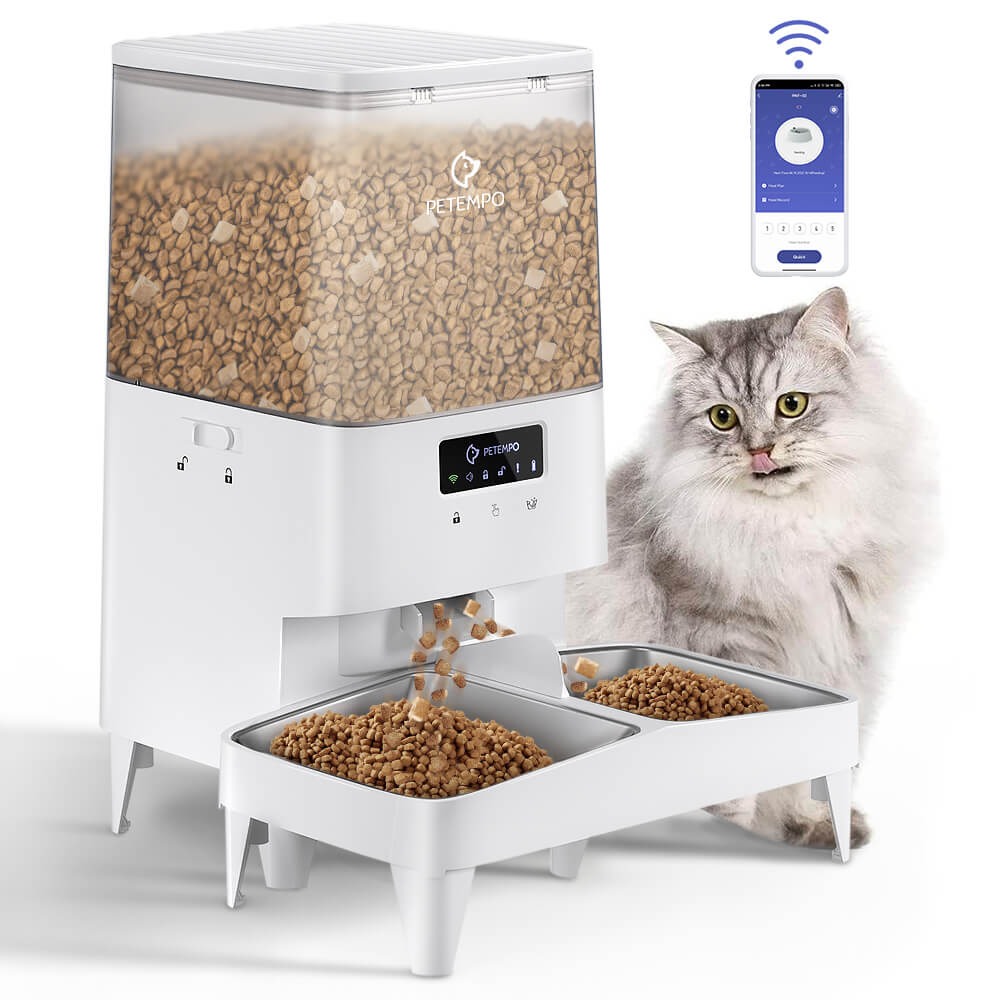 Automatic cat best sale feeder with app