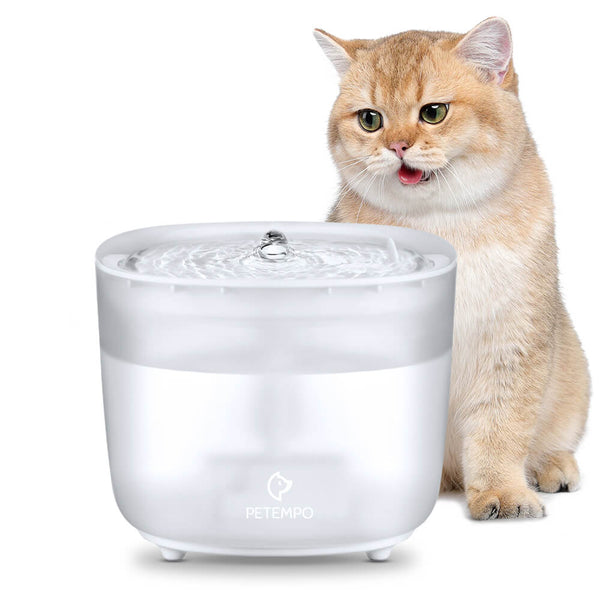 PWF-01 Cat Water Fountain, Wireless Quiet Filtration LED 2L